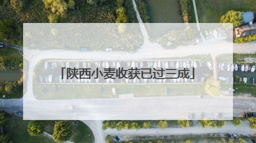 陕西小麦收获已过三成