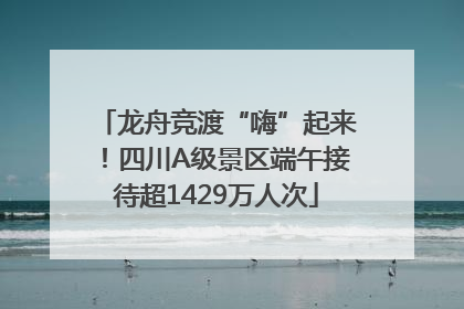 龙舟竞渡“嗨”起来！四川A级景区端午接待超1429万人次