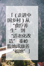 （走进中国乡村）从 “食疗养生” 到 “适老化改造” 秦岭腹地成康养“福地”