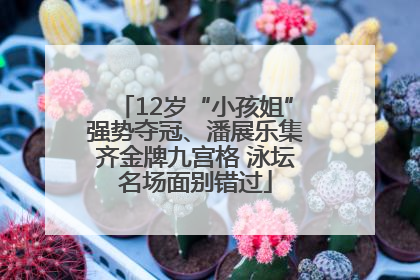12岁“小孩姐”强势夺冠、潘展乐集齐金牌九宫格 泳坛名场面别错过