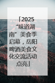 2025 “味道湖南”美食季启幕，岳阳啤酒美食文化交流活动点亮