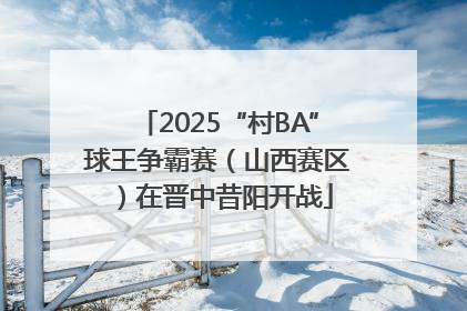2025“村BA”球王争霸赛（山西赛区）在晋中昔阳开战