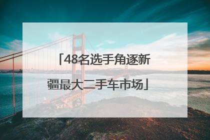 48名选手角逐新疆最大二手车市场